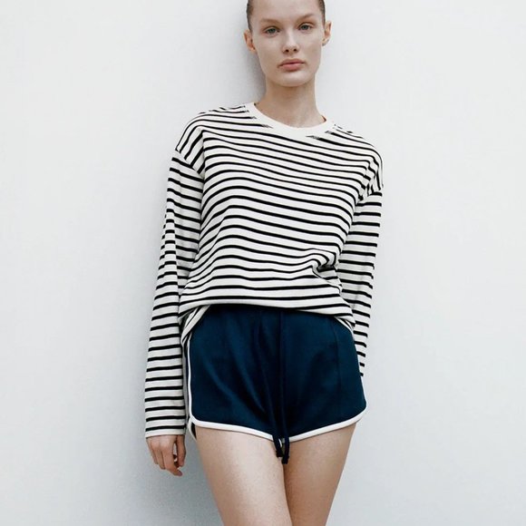 TNA Tops - TNA Striped Long-Sleeve Size M